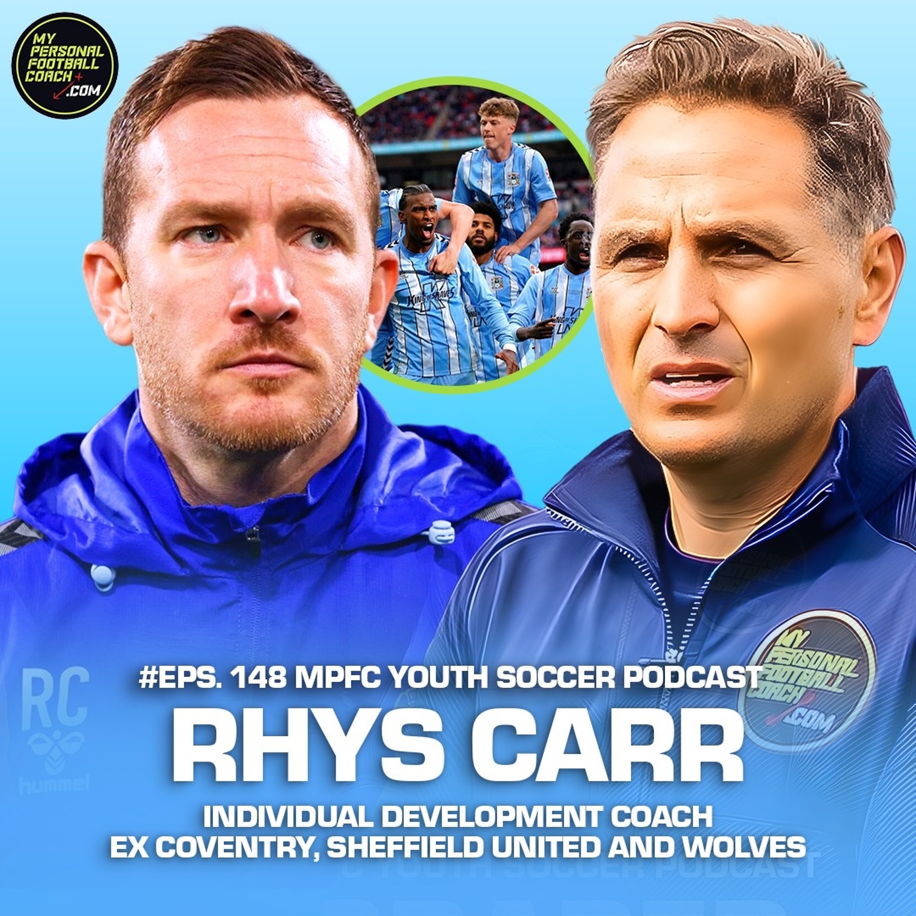 148 Rhys Carr 1st Team Individual Coach Ex Coventry, Sheffield United and Wolves