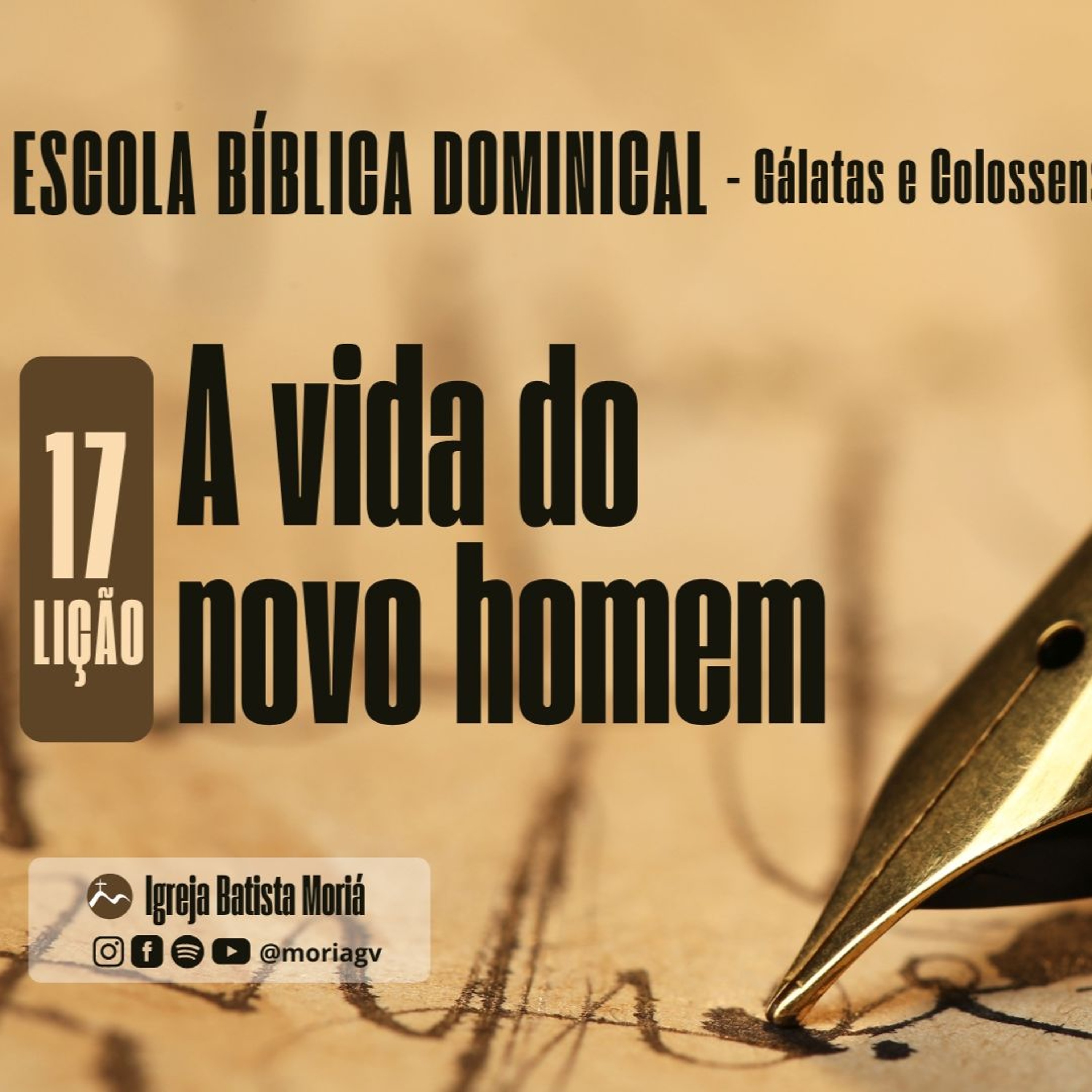 A vida do novo homem- Pr. Harley Apolônio - Escola Bíblica Dominical [28.07.2024] episode artwork