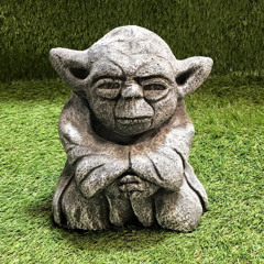 granite yoda statue on my desk