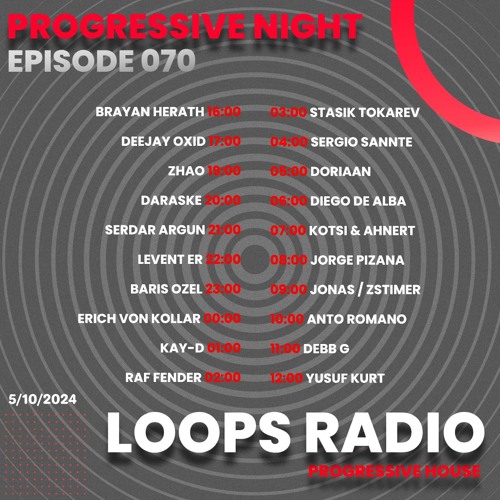 Progressive Night Episode 070 - Loops Radio Progressive