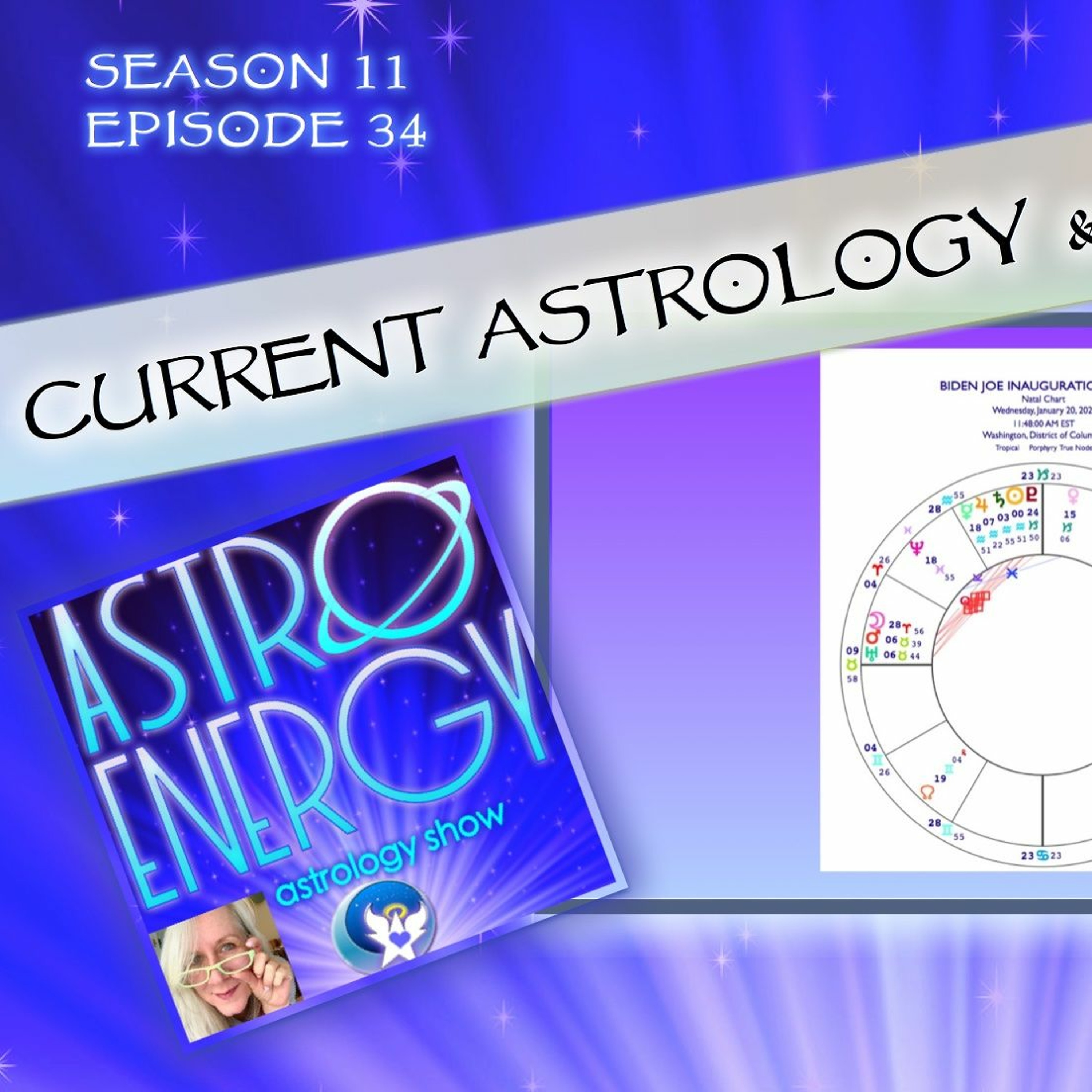 January 23 2021- AstroEnergy Astrology Show Podcast - Current Astrology & Inauguration