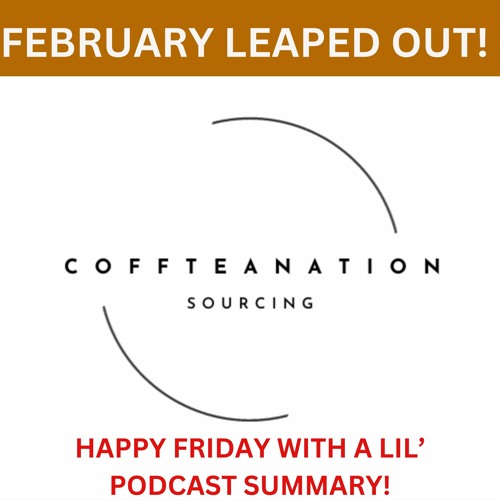 Have a great weekend, coffteayers!