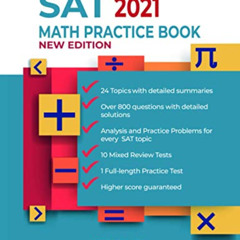 [FREE] KINDLE 💏 New SAT 2021 Math Practice Book by  American Math Academy KINDLE PDF