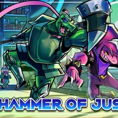 Hammer of Justice With Lyrics- Deltarune Chapter 4- Man on The Internet