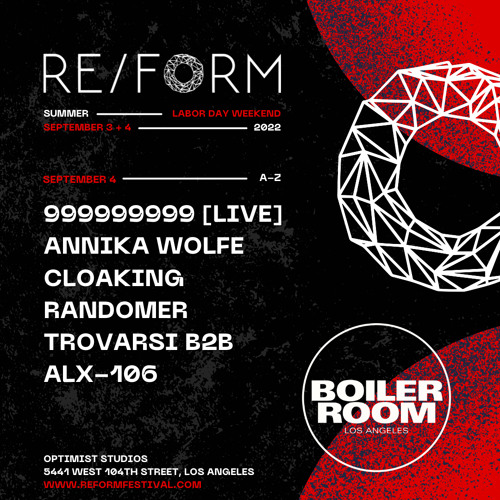 Live at RE/FORM Los Angeles