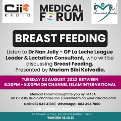 02/08/22 Medical Forum : Breast Feeding with Dr Nan Jolly