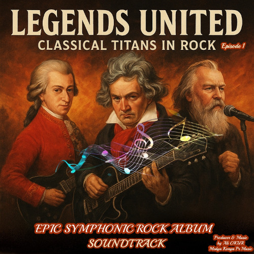 Vivaldi Mozart Chopin Bach Tchaikovsky Legends United Classical Titan's in Rock & Epic Symphonic Rock Music SK 0008 #Soundtrack