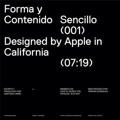FYC - Sencillo (001)/ Santiago Uribe - Designed By Apple In California