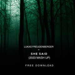 Lukas Freudenberger - SHE SAID (2023 MASH UP) // FREE DOWNLOAD