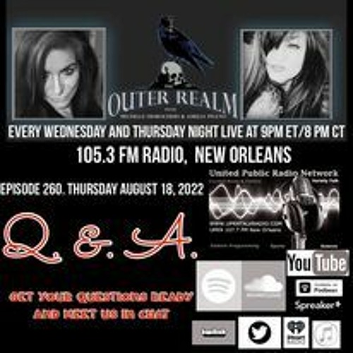 The Outer Realm Surprise Q&A !!!! August 18th, 2022