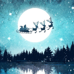 Christmas Sleigh Ride to the Moon (One Small Step)