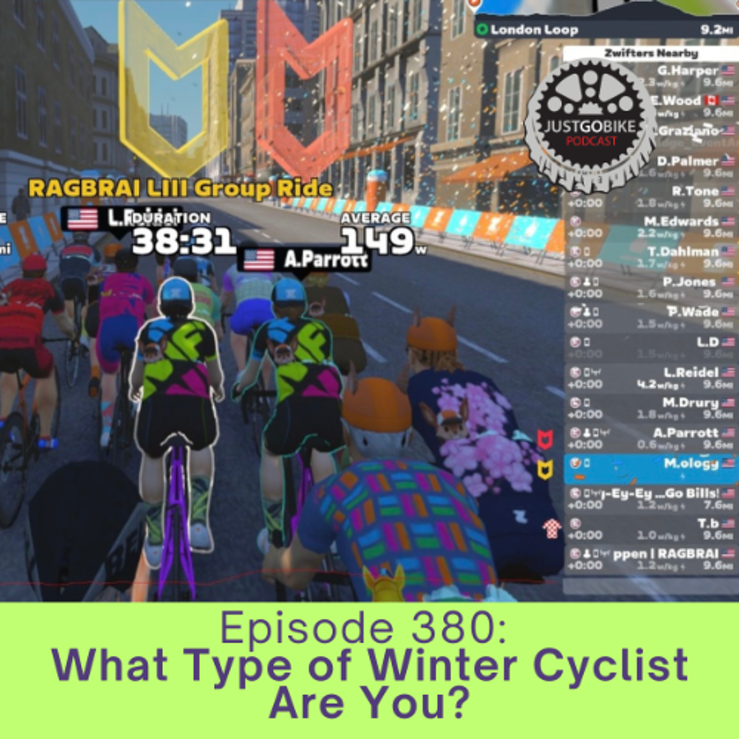 Episode 380:  What Type of Winter Cyclist Are You?
