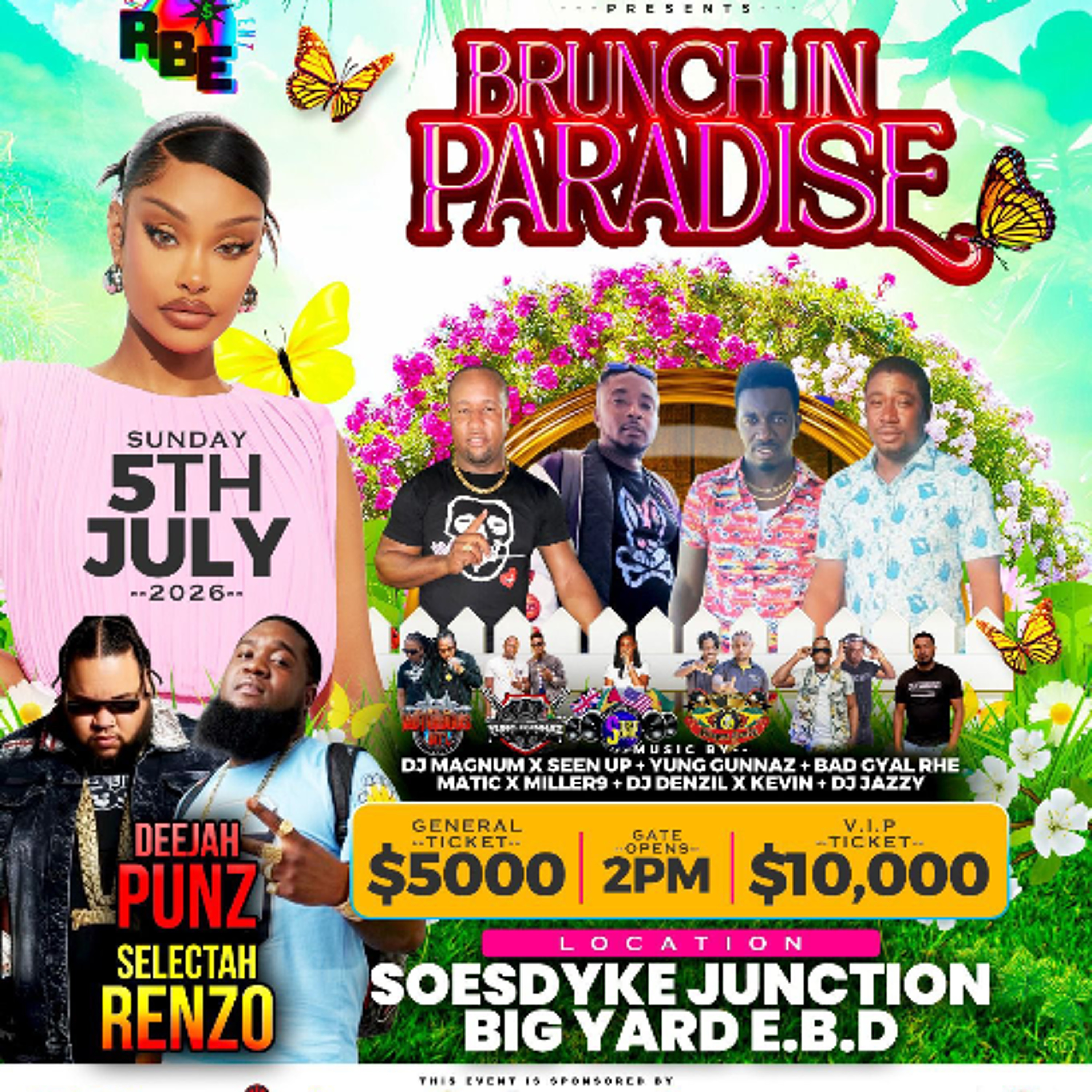 BRUNCH IN PARADISE PROMO UPDATE BY BIGPAPA & DJ DENZIL episode artwork