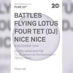 Flying Lotus // Live @ PURE WARP 20(10) [Paris, Elysée Montmartre 2009-12-08]