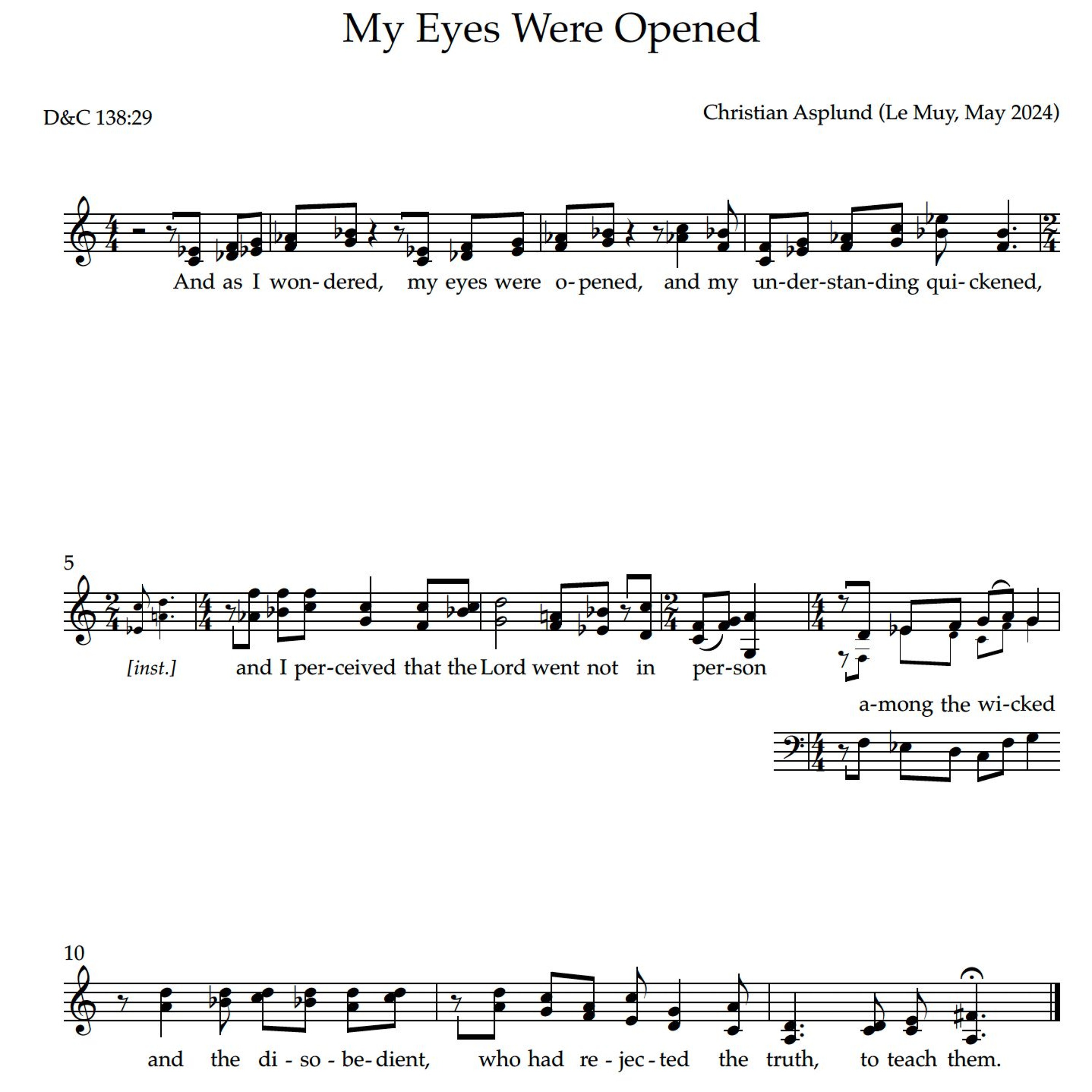 CSW-29a(2) My Eyes Were Opened episode artwork