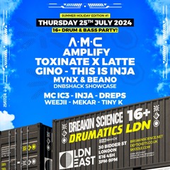 Amplify x Weejii - Breakin Science + Drumatics 16+ July 2024