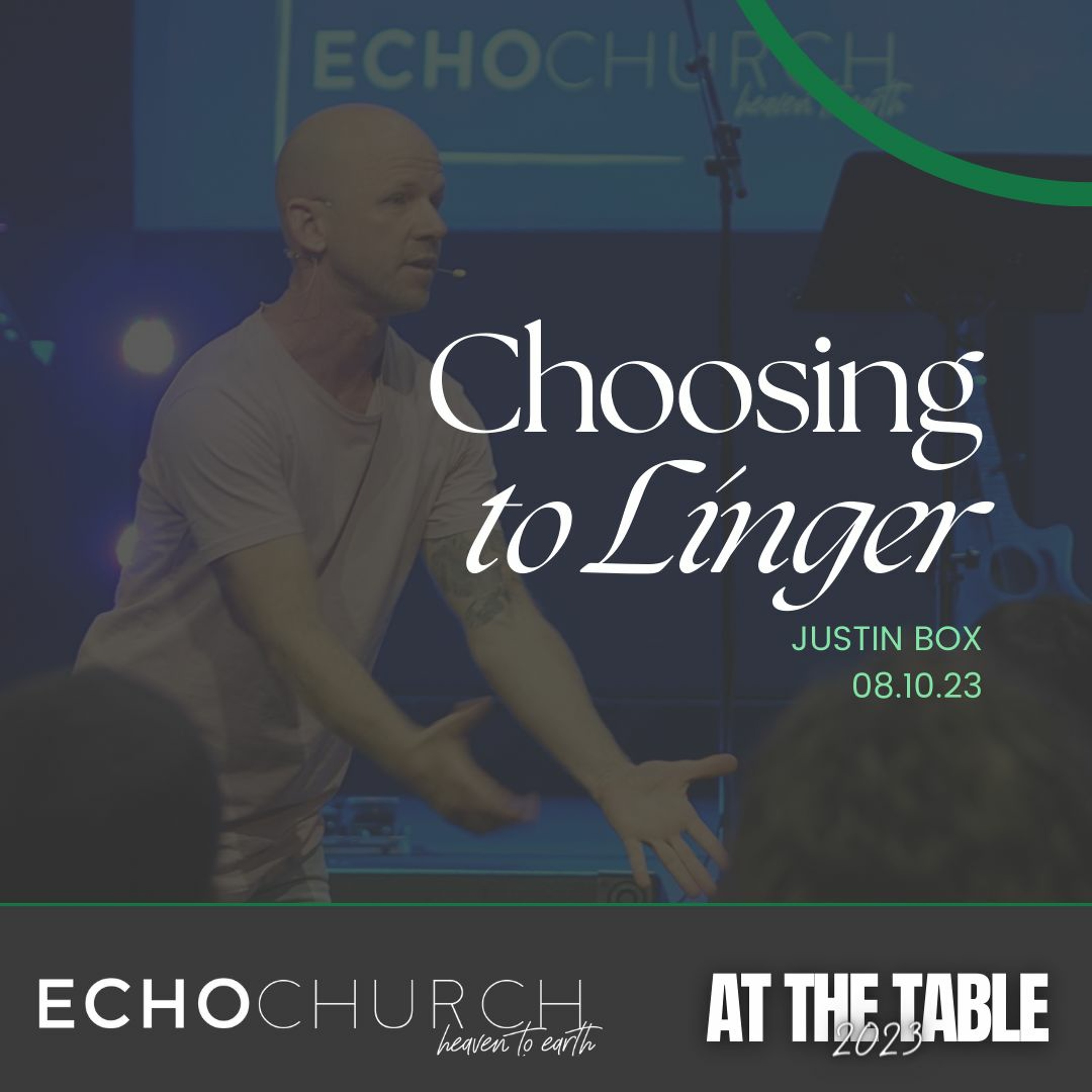 Choosing to Linger. Justin Box / 08.10.23
