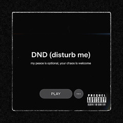 DND (disturb me)