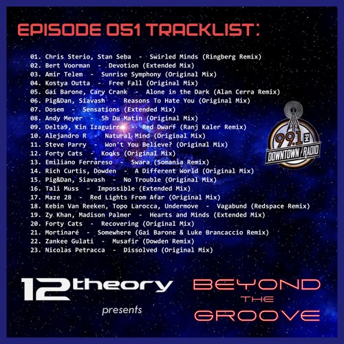 Beyond the Groove 051 | Downtown Radio 99.1 FM KTDT | 06 September 2024 (Online Version)