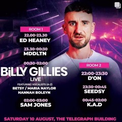 Ed Heaney Live @ The Telegraph Building Sat 10th August 2024