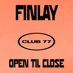Finlay recorded live at Club 77