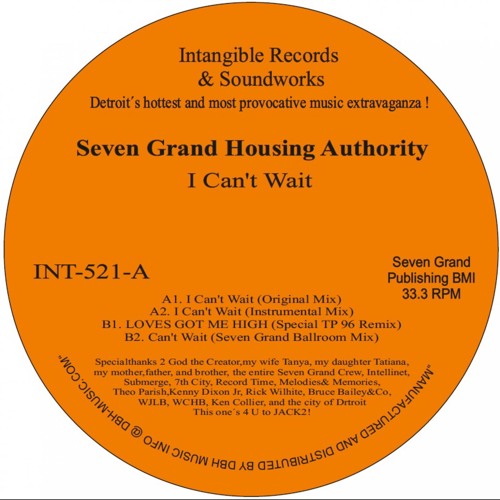 I Can't Wait (Original Mix)