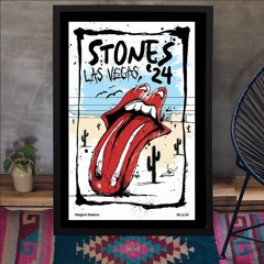 The Roling Stones 5-11-2024 Allegiant Stadium Las Vegas NV Poster