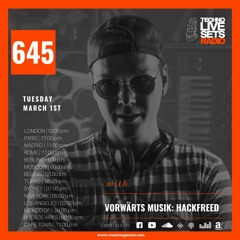 🟠🟠🟠MOAI Techno Live Sets Radio | Podcast 645 | Vorwärts Musik: Hackfreed | Germany