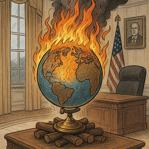 the world is burning - SCAB