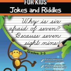 [Get] [PDF EBOOK EPUB KINDLE] Cursive Handwriting Workbook for Kids: Jokes and Riddles by  Exl Cursi