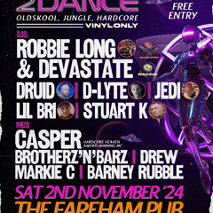 D-Lyte with Mc Casper & Drew  Live @ Freedom 2 Dance  - Fareham 2/11/24