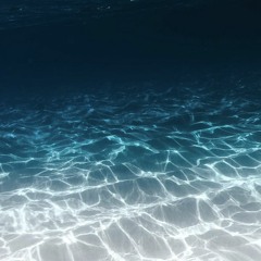 A glass of water underwater