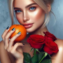 A KISS BETWEEN ROSES AND TANGERINES