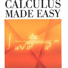 Download Audiobook Calculus Made Easy