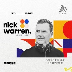 Live@ Sight | w/ Nick Warren, Pacha Barcelona, 2023.