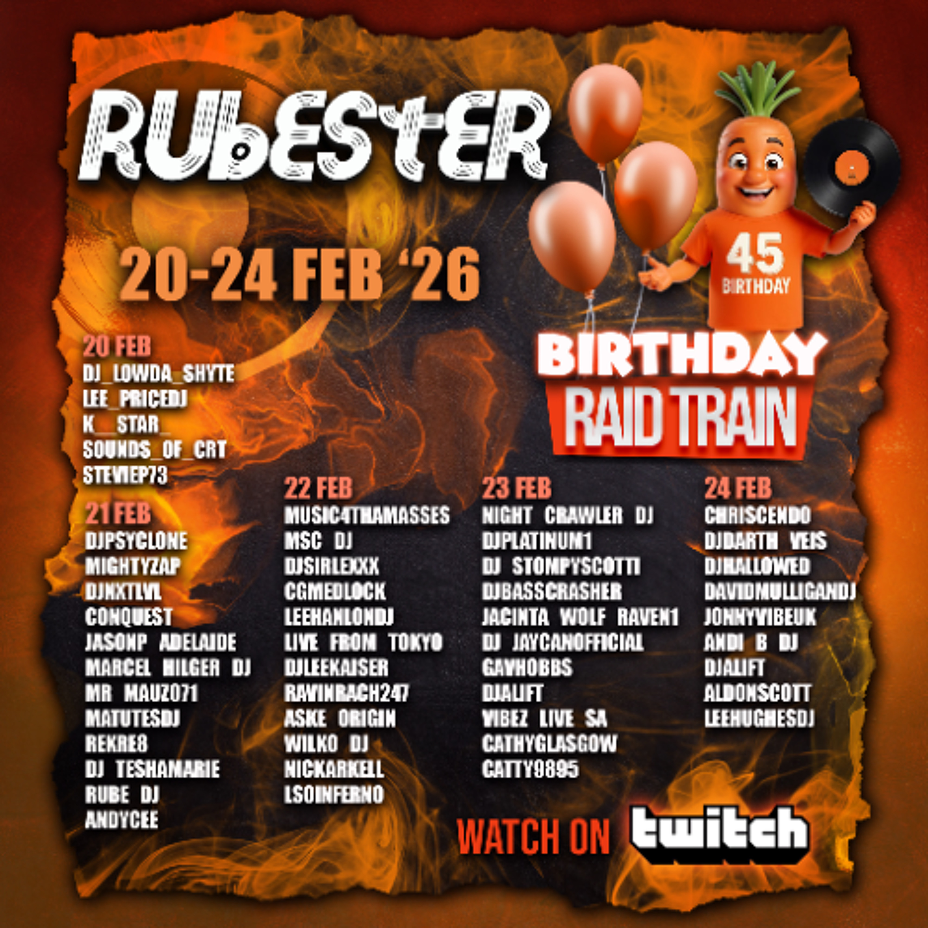 Rubes birthday part 2 classic trance