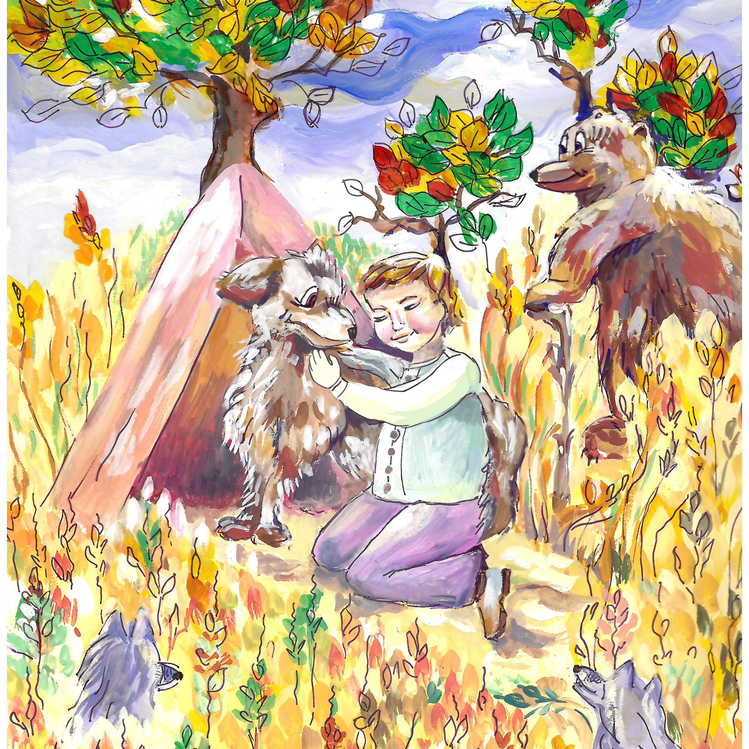 Аю белән эт (балкар халык әкияте)