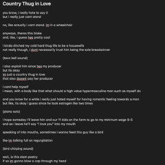 Country Thug in Love