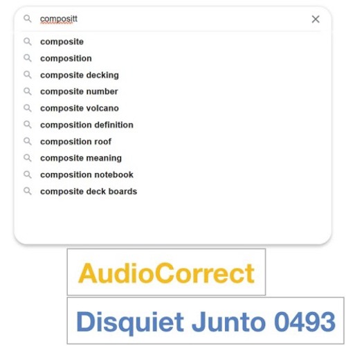 halF correcT [disquiet0493]
