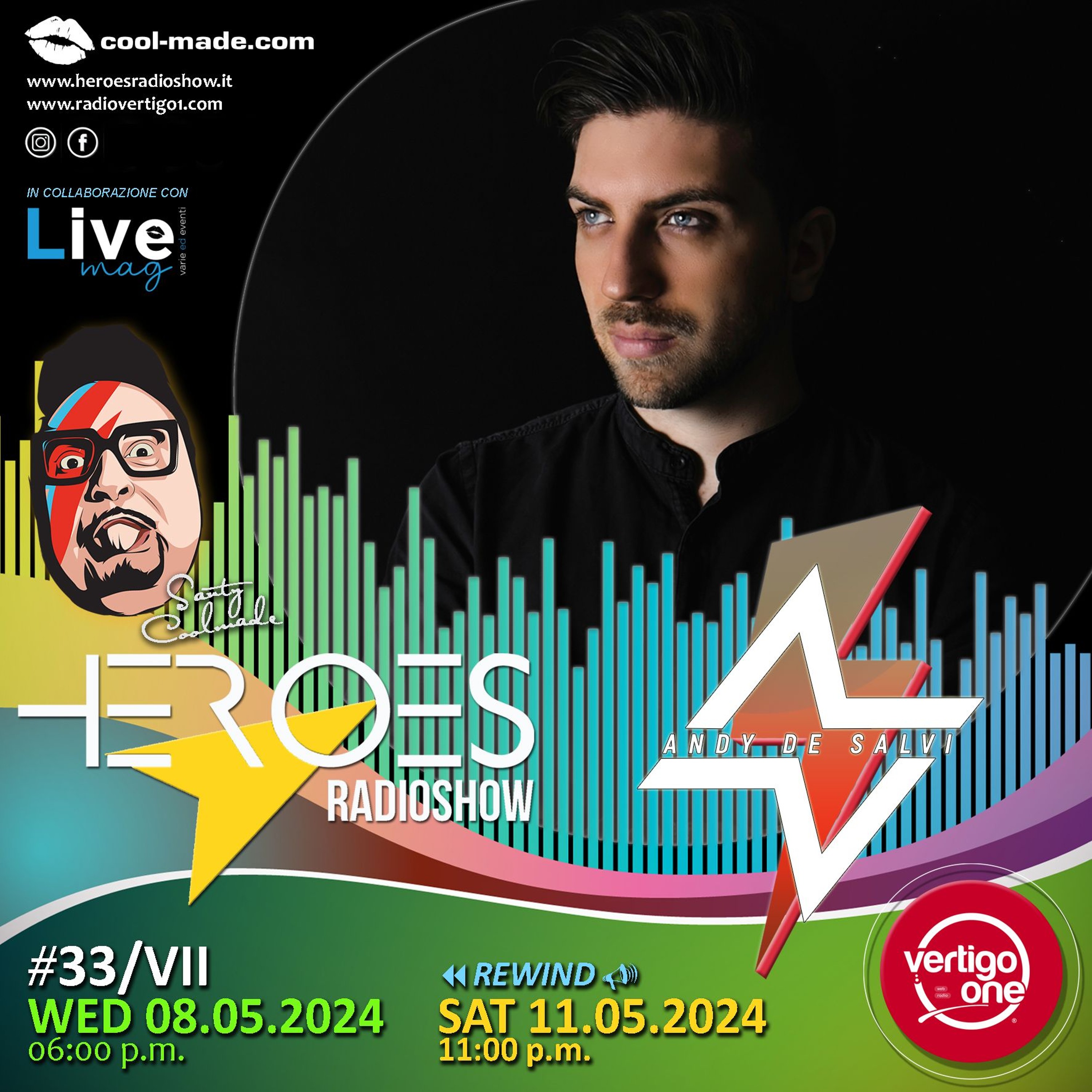 33/2023-24> HEROES RadioShow - Special Guest  ANDY DE SALVI episode artwork