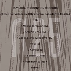 Jacek Sienkiewicz @ CDV Berlin  "25 years Recognition" - 18.05.24