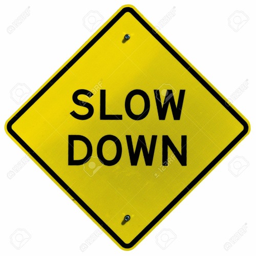 SLOW DOWN BITCH