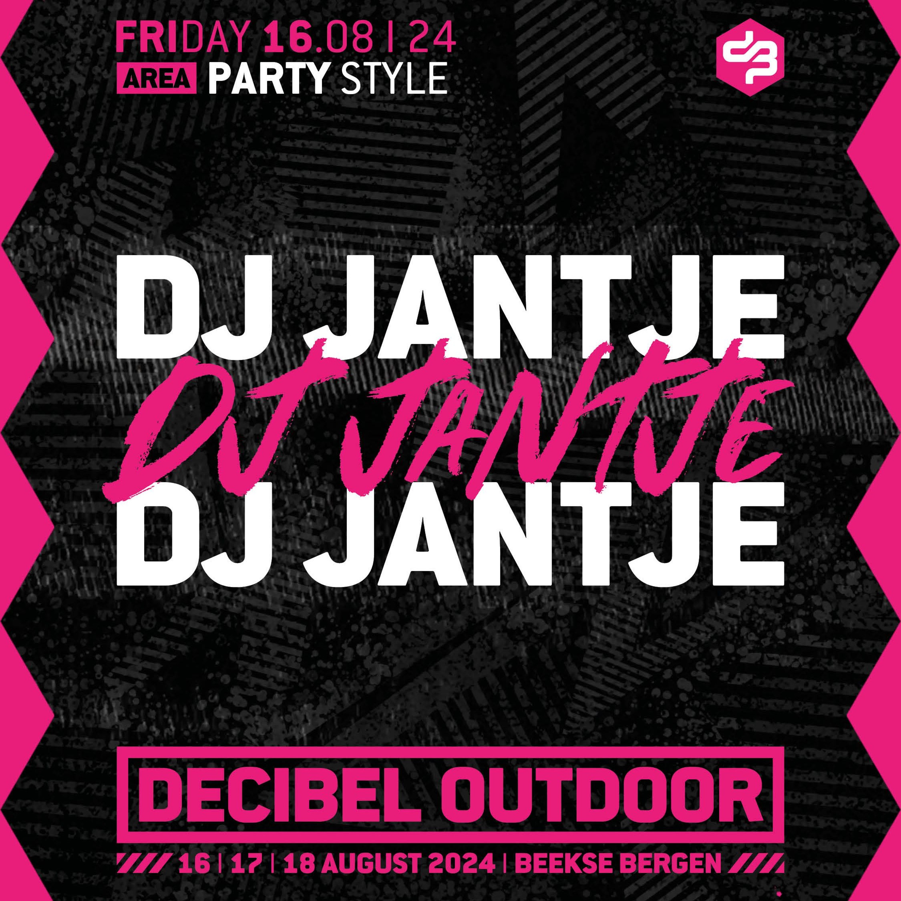 DJ Jantje #1 | Decibel outdoor 2024 | Partystyle | Friday episode artwork