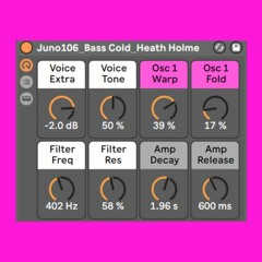 Heath Holme | Ableton Live | Synth Patch Collection