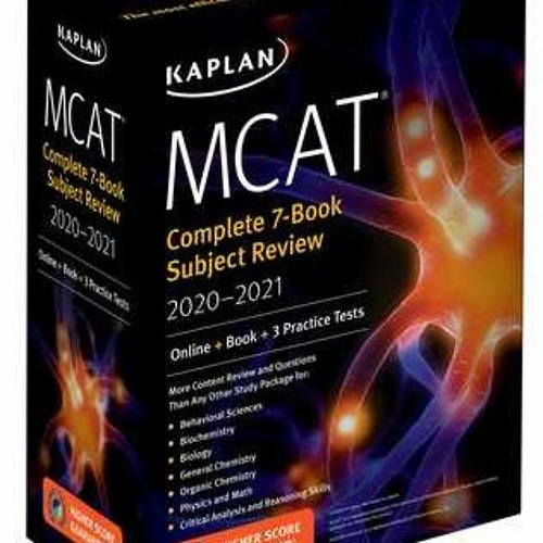 Stream DOWNLOADPDF PDF MCAT Complete 7 Book Subject Review 2020 2021 