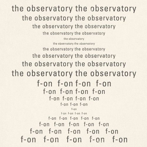 The Observatory - F-on