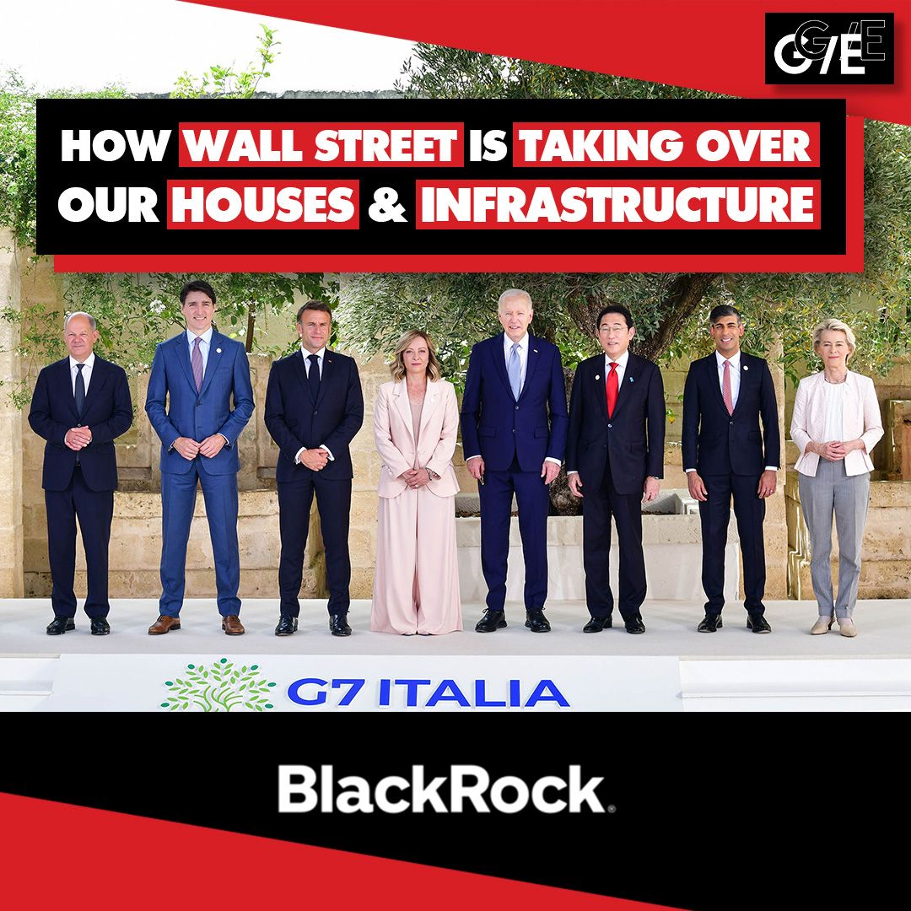 Neo-feudalism: G7 supports BlackRock buying up world's infrastructure, to make rich even richer