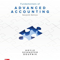 [ACCESS] KINDLE 📝 Fundamentals of Advanced Accounting by  Joe Ben Hoyle,Thomas Schae