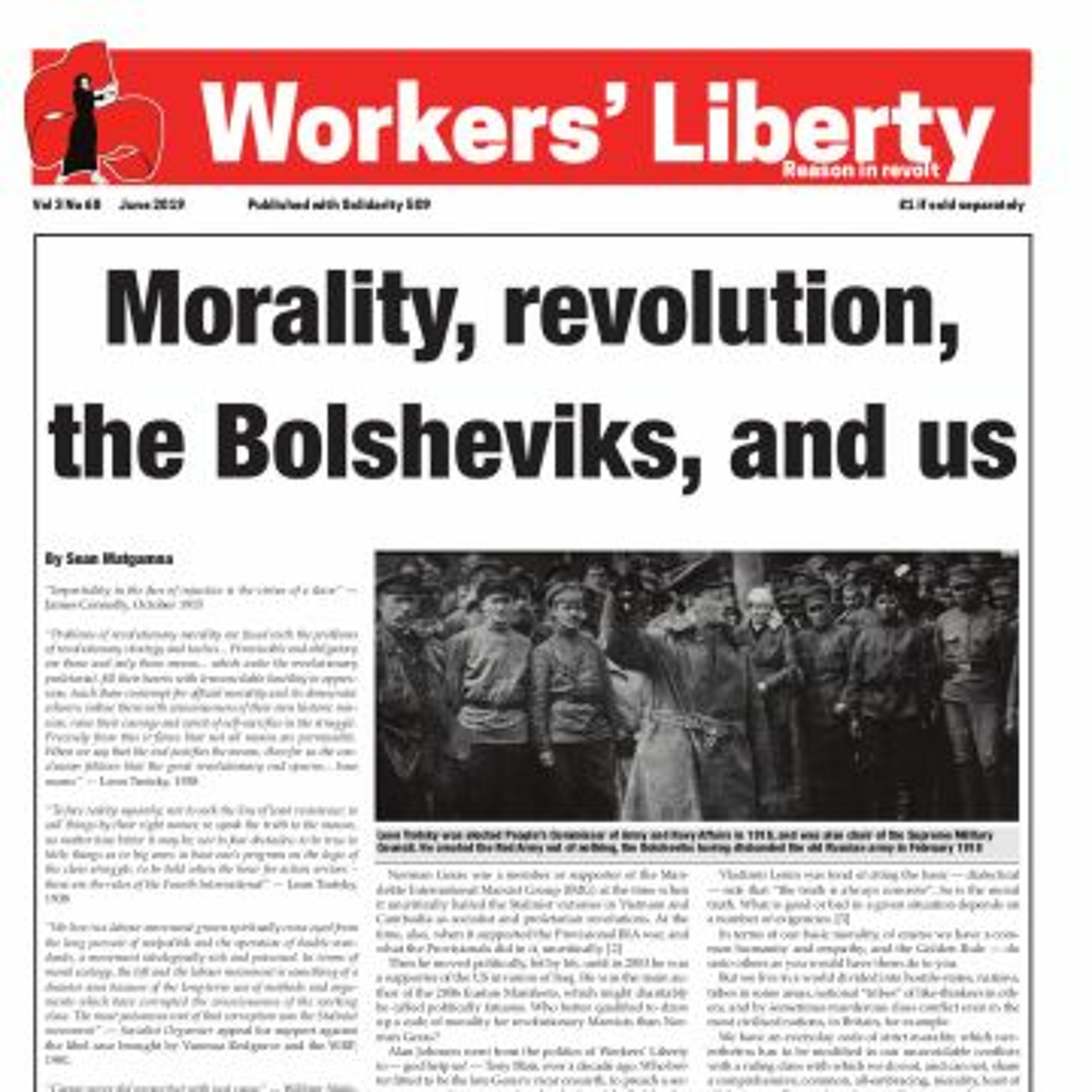WL68 2/2: Morality, revolution, the Bolsheviks, and us - appendices