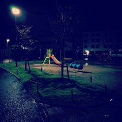 Midnight lamb lost in the park